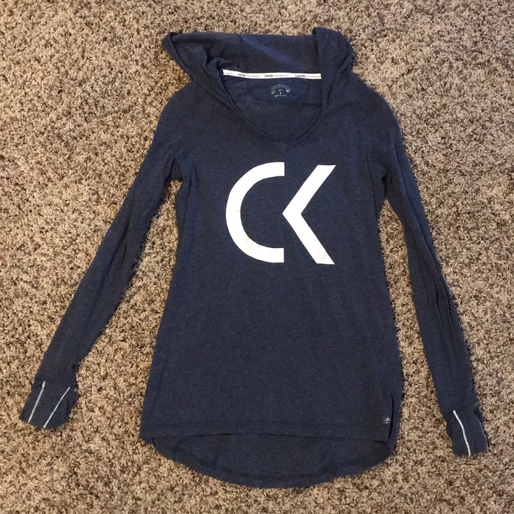 Calvin Klein performance hooded athletic top